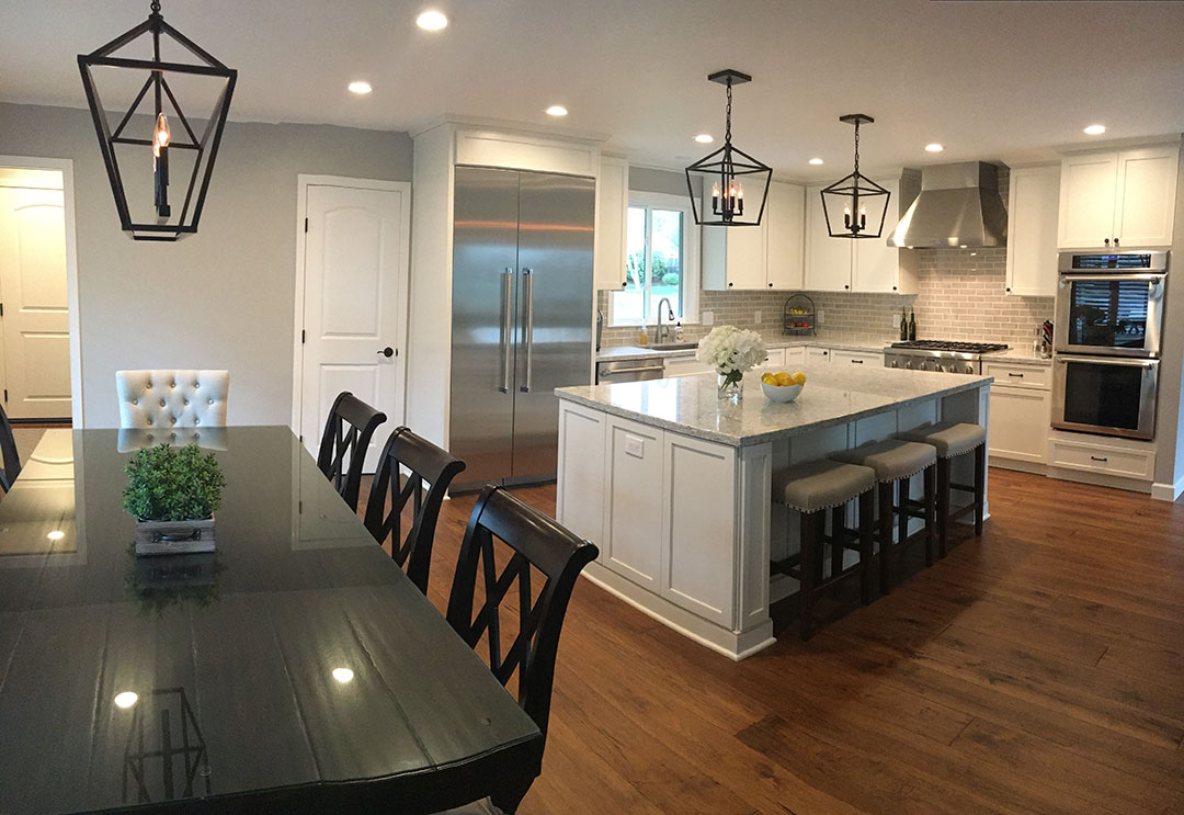 Transitional Dining Room & Kitchen Design - Clayton - Bay Area Interior